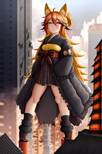 high_quality__extremely_detailed_cg_unity_8k_wallpaper__giantess__monster_size_girl__fox_girl____kagamine_rin____giantess_huge_size__size_difference_fox_tail__yellow_hair__red_eyes__yell_571430599