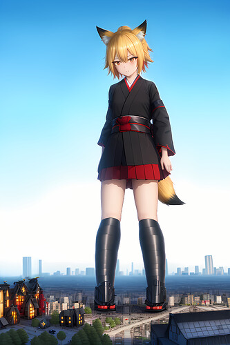 high_quality__extremely_detailed_cg_unity_8k_wallpaper__1girl__giantess__kagamine_rin__fox_girl__size_difference_fox_tail__yellow_hair__red_eyes__yellow_fox_ears__black_cloth__black_dre_1150558582
