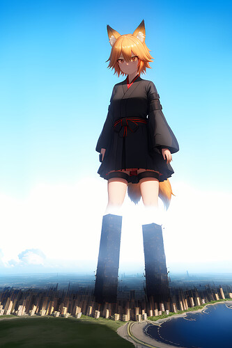 high_quality__extremely_detailed_cg_unity_8k_wallpaper__1girl__giantess__kagamine_rin__fox_girl__size_difference_fox_tail__yellow_hair__red_eyes__yellow_fox_ears__black_cloth__black_dre_2733037014