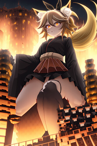 high_quality__extremely_detailed_cg_unity_8k_wallpaper__giantess_fox_girl____kagamine_rin____giantess_huge_size__size_difference_fox_tail__yellow_hair__red_eyes__yellow_fox_ears__black__2407209224