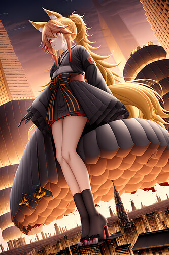 high_quality__extremely_detailed_cg_unity_8k_wallpaper__giantess__monster_size_girl__fox_girl____kagamine_rin____giantess_huge_size__size_difference_fox_tail__yellow_hair__red_eyes___2473742881(1)