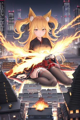 high_quality__extremely_detailed_cg_unity_8k_wallpaper__1girl__giantess__kagamine_rin__fox_girl__size_difference_fox_tail__yellow_hair__red_eyes__yellow_fox_ears__black_cloth__black_d_783789761(8)