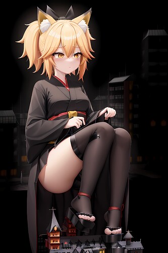 high_quality__extremely_detailed_cg_unity_8k_wallpaper__1girl__giantess__kagamine_rin__fox_girl__size_difference_fox_tail__yellow_hair__red_eyes__yellow_fox_ears__black_cloth__black_d_783789761(2)